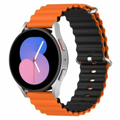 Afbeelding van Garmin Forerunner 255 Ocean Style bandje Oranje / zwart
