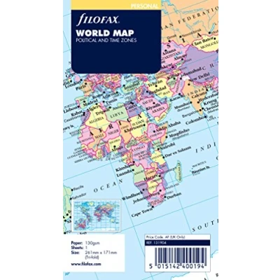 Afbeelding van Filofax Wereldkaart