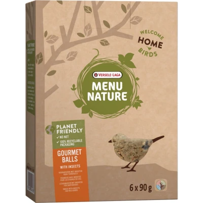 Afbeelding van Versele Laga Menu Nature Mezenbol Gourmet Insecten Zonder Net Voer 540 g 6 stuks