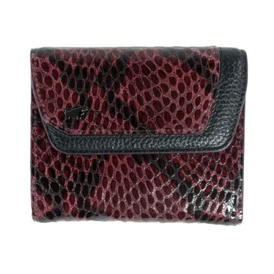 Afbeelding van Braun Büffel Leren Portemonnee Luise Wallet 8CS Burgundy Paars Veelkleurig