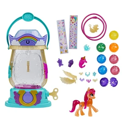 Afbeelding van My Little Pony: A New Generation Movie Sparkle Reveal Lantern Sunny Starscout Light Up Toy met 25 stuks, verrassingen veelkleurig
