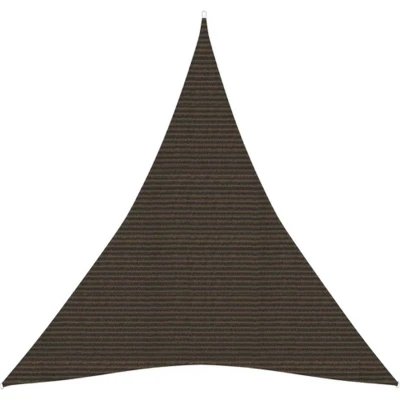 Afbeelding van Zonnezeil 160 g/m² 5x6x6 m HDPE bruin