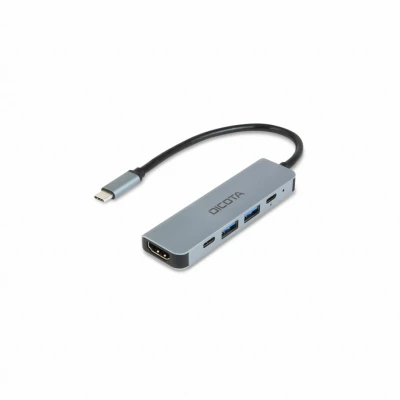 Afbeelding van DICOTA D32060 interface hub USB Type C Zilver