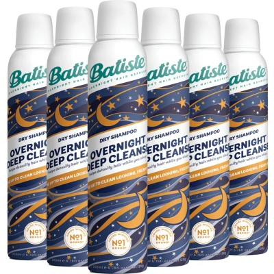 Afbeelding van 6x Batiste Droogshampoo Overnight Deep Cleanse 200 ml
