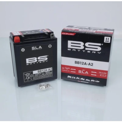 Afbeelding van Bs Battery Bb12a a/b Agm accu Zwart