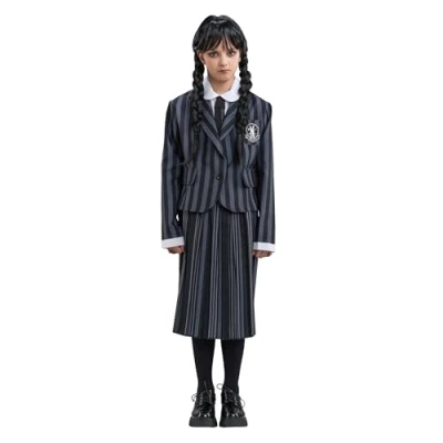 Afbeelding van Wednesday Uniform School Kind Official © Maat 140