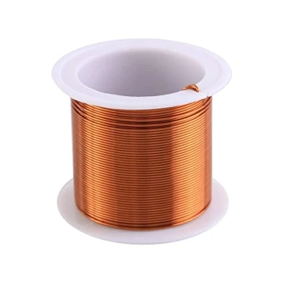 Afbeelding van Koperdraad, 0,7 mm x 10 m magneetdraad, geëmailleerde koperen spoel, sieradendraad voor het maken van een elektromagnetisch motormodel, sieraden