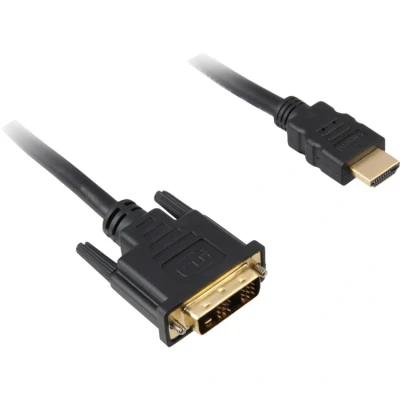 Afbeelding van HDMI naar DVI D (18+1) kabel, 1 m