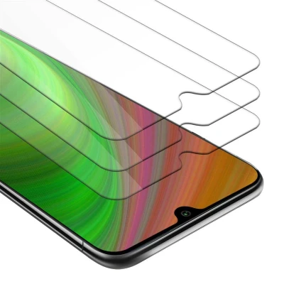Afbeelding van Cadorabo 3x Screenprotector geschikt voor Xiaomi Mi A3 Beschermende Pantser Film in KRISTALHELDER Getemperd (Tempered) Display beschermend glas 9H hardheid met 3D Touch