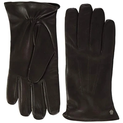 Afbeelding van Roeckl Riga Leren Heren Handschoenen Maat 8,5 Coffee
