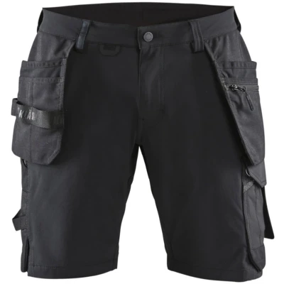 Afbeelding van Blaklader Short 4 weg stretch 1520 1645 Zwart/Donkergrijs C60
