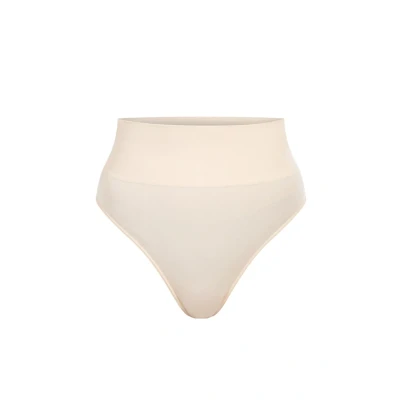 Afbeelding van Smilodox MID Waist String NYSA String, Dames, Maat: XS, Nude