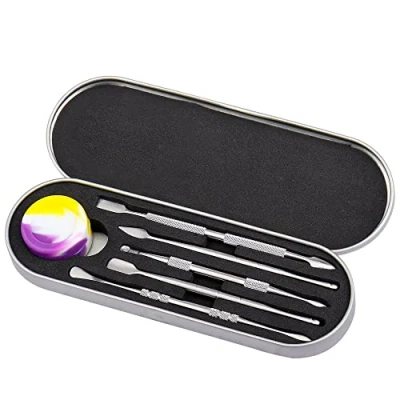 Afbeelding van Nanaborn Edelstaal klei modelleergereedschap kit dubbele wassnijders gereedschap sculpturen modeleergereedschapsset voor pottenbakkersklei/was (zilver)