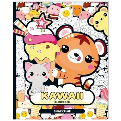 Afbeelding van Kawaii Kleurboek Snacktime