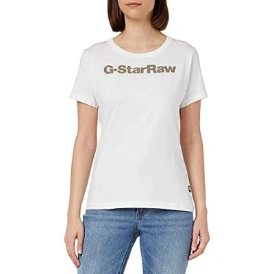 Afbeelding van G STAR RAW Dames GS gr Slim R T WMF, wit (White D23942 336 110), XL, XL