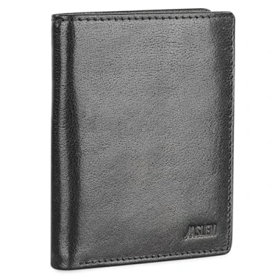 Afbeelding van JASLEN Portemonnee Leer Heren Functioneel en Duurzaam Wallet For Men, Mens met Tijdloze, Bestendige Leer. RFID Portemonnee., Zwart Tan