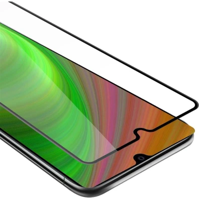 Afbeelding van Cadorabo Screenprotector geschikt voor Huawei MATE 20 Volledig scherm pantserfolie Beschermfolie in TRANSPARANT met ZWART Gehard (Tempered) display beschermglas 9H hardheid 3D Touch