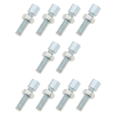 Afbeelding van OTOTEC 10 STKS M6 x 20mm Gaskabel Aanpassen Bout Remkabel Richter Schroef Aanpassing met Moer voor Fiets