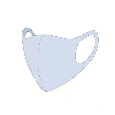 Afbeelding van Mondkapje Blauw One Size Uitwasbaar 1ST