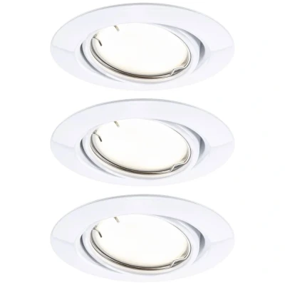 Afbeelding van Paulmann 92463 LED inbouwlamp Set van 3 stuks 14.7 W Wit