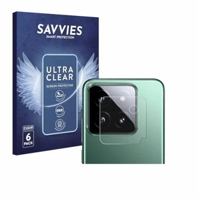 Afbeelding van Savvies (6 Stuks) Schermbeschermer voor Xiaomi 14 (ALLEEN Camera Lens) Screen Protector Ultra Transparant
