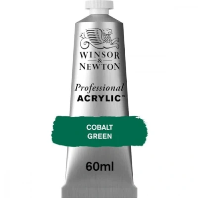 Afbeelding van Winsor &amp; Newton 8840453 Professionele acrylverf, hoge dekking, kunstenaarskwaliteit, lichtecht 60ml tube, Cobalt Green