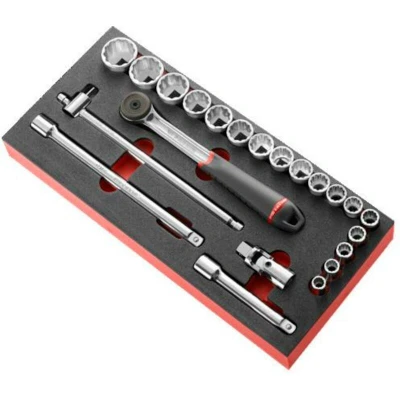 Afbeelding van Facom module foam 1/2&quot; doppen 12 kant en ratel l2 inch MODM.S161 212U