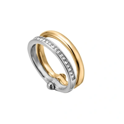 Afbeelding van Esprit ESRG000822 Tara Ring Staal geelgoudverguld Goudkleurig