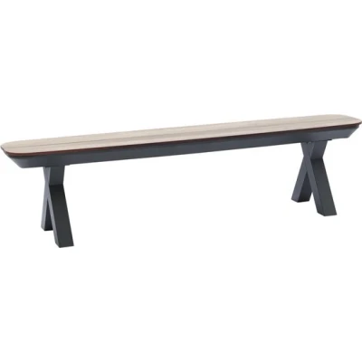Afbeelding van Tuinbank Naturel Aluminium &amp; HPL 182x35x46 cm Bradford SenS Line