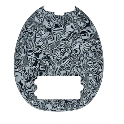 Afbeelding van Dopro Bas Slagplaat Stingray MM4 voor MM2 4 String Gitaar Onderdelen Zwart WhiteShell