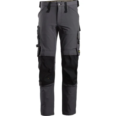 Afbeelding van Snickers Workwear 6371 Full Stretch Werkbroek, Grijs/Zwart Maat 156