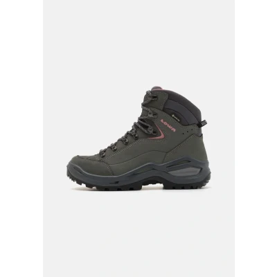 Afbeelding van Lowa Renegade EVO GTX MID Outdoorschoenen, Dames, Maat: 37, Graphit/rose Nubukleer/ textiel