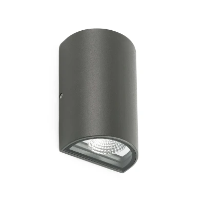 Afbeelding van Faro Lighting Lace LED Outdoor Up Down Wall Licht Donkergrijs IP54