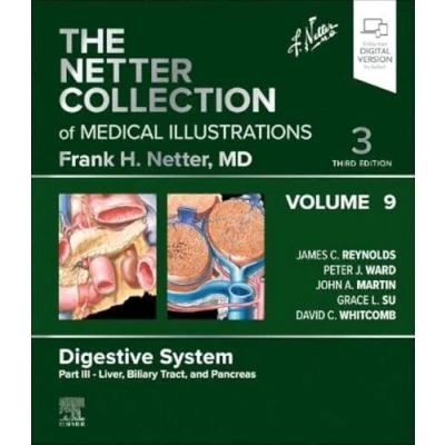 Afbeelding van The Netter Collection of Medical Illustrations: Digestive System, Volume 9, Part III Liver, Biliary Tract, and Pancreas