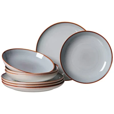 Afbeelding van Ritzenhoff &amp; Breker Eetservies Teller Set, Geschirr Set Portofino (set, 8 delig)