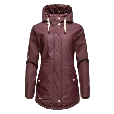 Afbeelding van Navahoo Ocean Heart Parka, Dames, Maat: XS, Dark red melange
