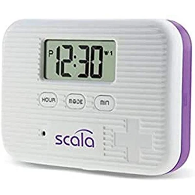 Afbeelding van Scala 6 compartimenten &quot;Vergeet me niet&quot; pillendoosje