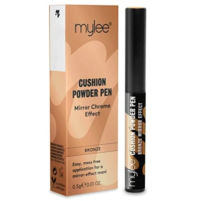 Afbeelding van Mylee Air Cushion Chrome Pigment Pen Holografische Nagel Poeder Decoratie, Glanzend Metallic Spiegel Effect Langdurig, DIY Nail Art, Manicure Tool