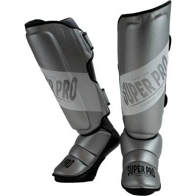 Afbeelding van Super Pro Combat Gear Rebel Scheenbeschermers Zwart/Grijs/Wit Large