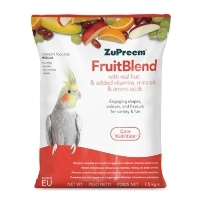 Afbeelding van ZuPreem Fruitblend Medium 7.5kg Papegaaienvoer Parkietenvoer Vogelvoer