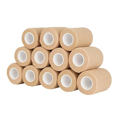 Afbeelding van Zelfklevend Verband Samenhangende Bandages 12 rollen van 7,5 cm x 4,5 m (beige)