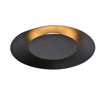 Afbeelding van Lucide FOSKAL Plafonnière Ø 34,5 cm LED 1x12W Zwart