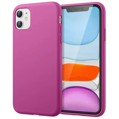 Afbeelding van JETech Siliconen Hoesje voor iPhone 11 (2019) 6,1 Inch, Zijdezachte Full Body Beschermhoes, Schokbestendige Case met Microvezel Voering (Pitaja)