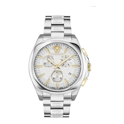 Afbeelding van Versace Watches Chronograaf Silver coloured, Dames, Maat: One Size, coloured