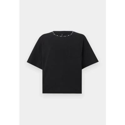 Afbeelding van ONLY Onlterza O NECK Tshirt print black, Dames, Maat: XS, Black