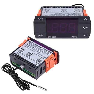 Afbeelding van STC 3000 Zeer nauwkeurige temperatuurregelaar met sondesensor, 110 V 220 V, digitaal, waterdicht