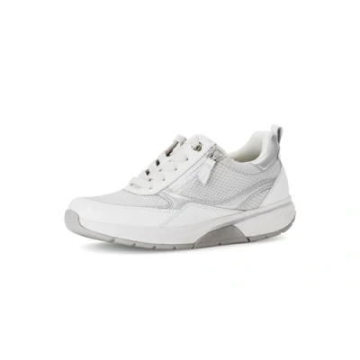 Afbeelding van Gabor Comfort Rollingsoft Sneakers laag, Dames, Maat: 40.5, Bianco weiss Schoenen
