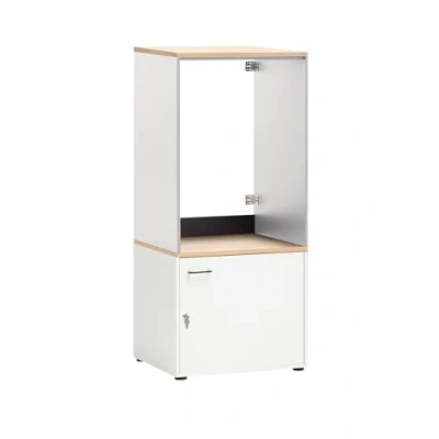 Afbeelding van Schildmeyer Multifunctionele kastenset SOLEA Breedte 134 cm, stapelbare kasten, metalen beslag, deurvergrendeling