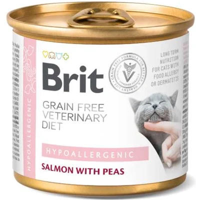 Afbeelding van Brit Grain Free Veterinary Diet Hypoallergenic Blik 6 x 200 gram
