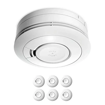 Afbeelding van Ei Electronics Ei650 10 jaar werkende rookmelder, Virtual Bundle Zonder koolmonoxidemelder. 6 Stuk wit